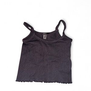 Forever 21 Black Ribbed Top